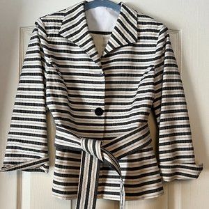 Fully Lined Belted Jacket/Top